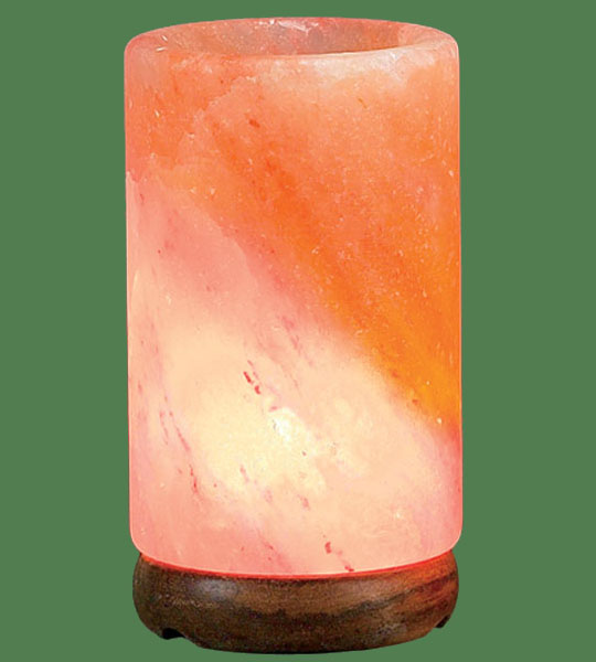 Himalayan Salt Lamp Pink Cylinder Diffuser 